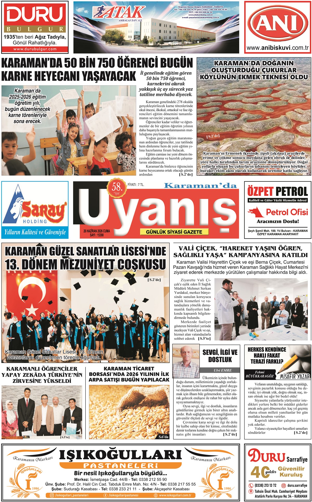 26 Haziran 2026
