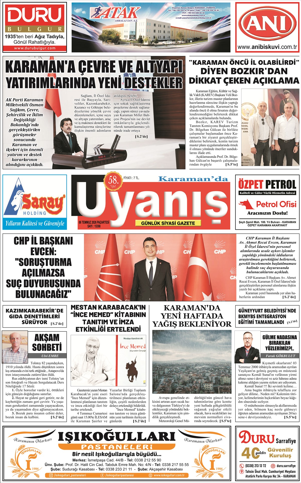 06 Temmuz 2026