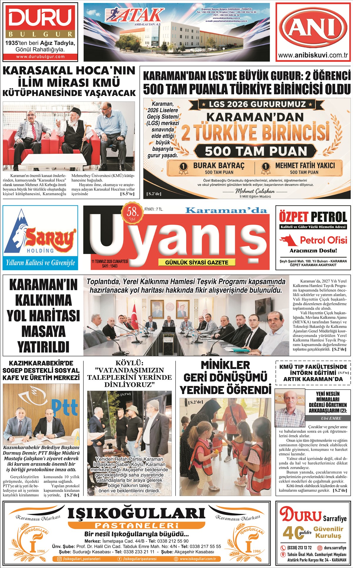 11 Temmuz 2026