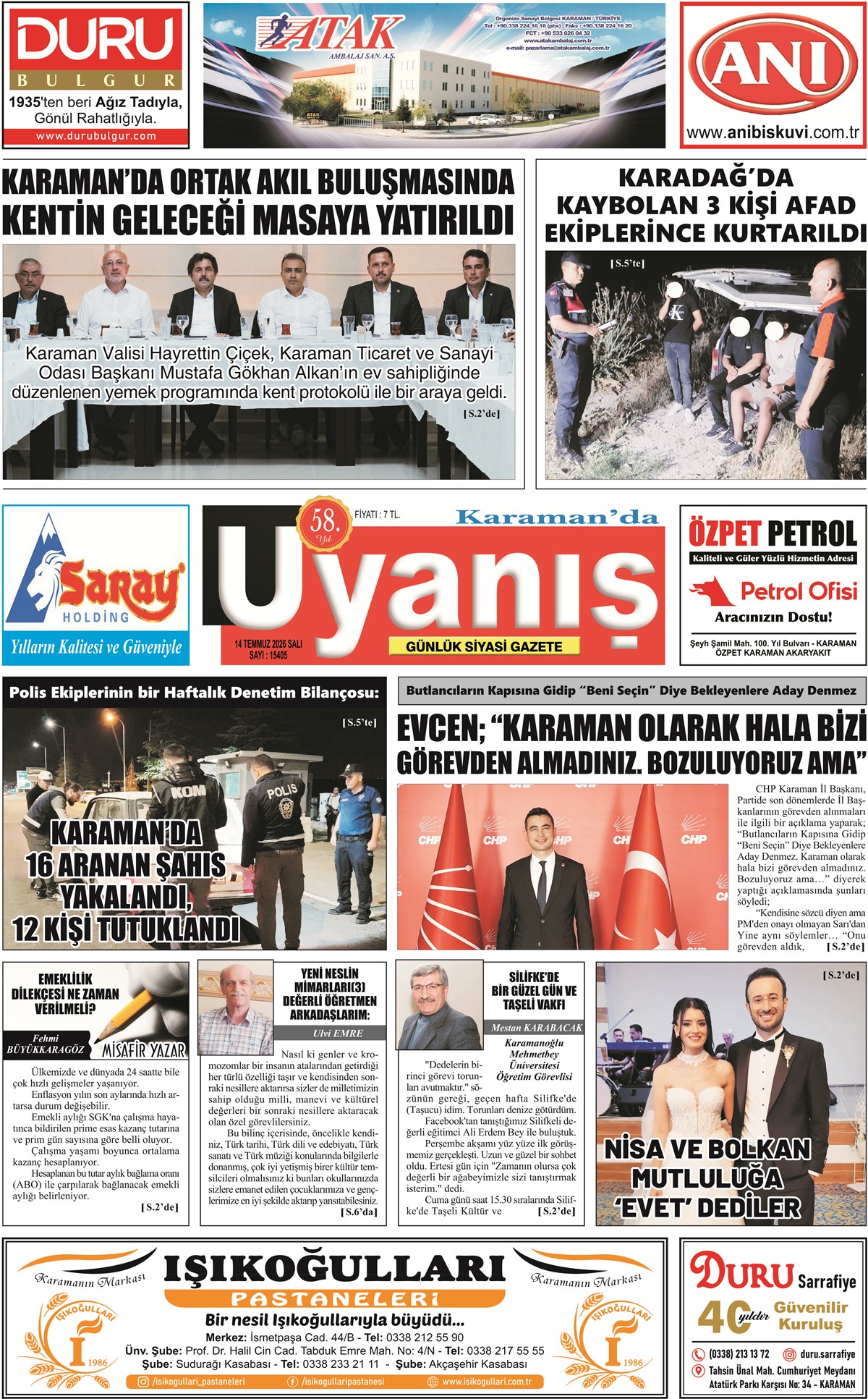 14 Temmuz 2026
