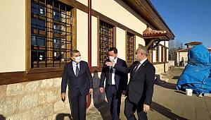 Kale Cami, Hamam ve Kavas evini incelediler