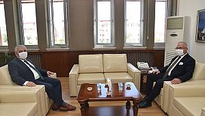 Adli Yargı Adalet Komisyonu Başkanı Özbey Veda Ziyaretlerini Sürdürüyor