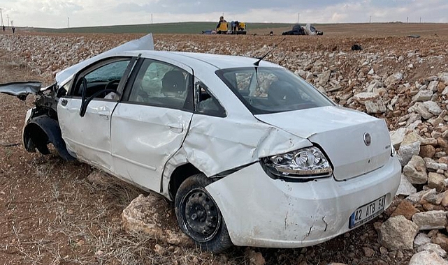 Karaman'da Otomobil Takla Attı: 2 Ölü, 1 Yaralı