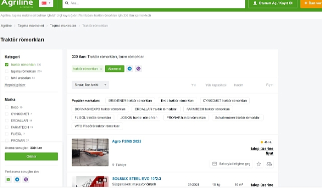 İkinci El Traktör Römorku Alırken Nelere Dikkat Etmeliyiz?