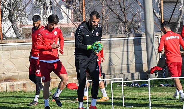 Karaman FK, Ayvalıkgücü Belediye Spor maçı hazırlıklarına başladı