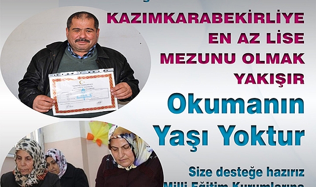 Yeter ki Okuyun Biz Desteğe Hazırız