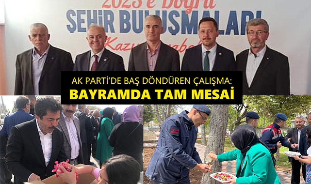 AK Parti’de Baş Döndüren Çalışma: Bayramda Tam Mesai