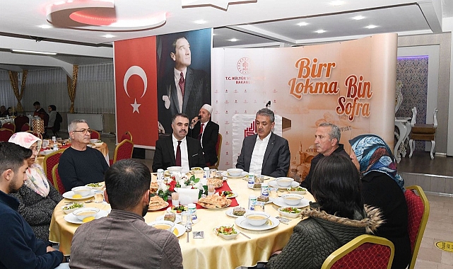 Konya Vakıflar Bölge Müdürlüğü'nün "Birr Lokma Bin Sofra"sına Yoğun İlgi
