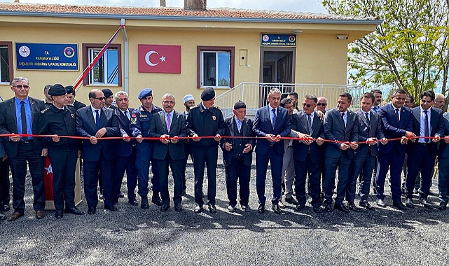 Akçaşehir Jandarma Karakolu Hizmet Binası açıldı
