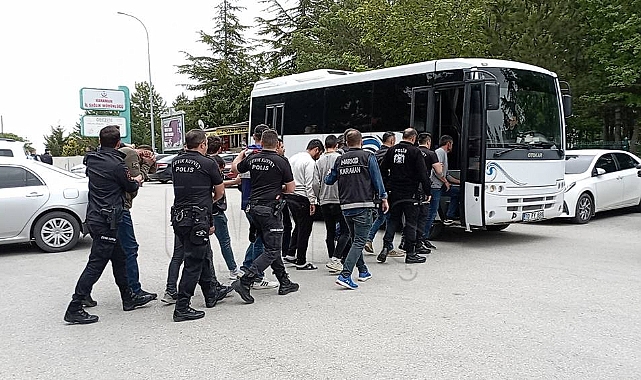 Karaman'da uyuşturucu satıcılarına şafak operasyonu: çok sayıda şüpheli yakalandı