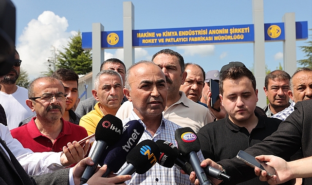MKE Roket ve Patlayıcı Fabrikası'ndaki patlamada 5 işçinin şehit olduğu bildirildi