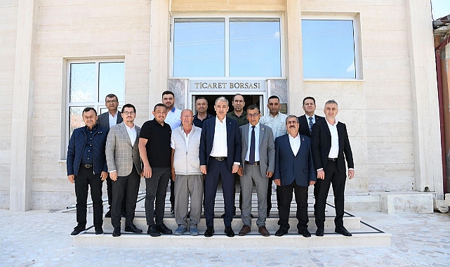Vali Akkoyun'dan Ticaret Borsası ve THK'ya Ziyaret