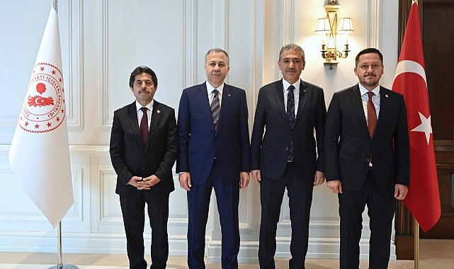 Vali Akkoyun ve Milletvekillerinden Bakan Yerlikaya'ya Ziyaret
