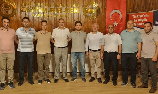 Memur-Sen Karaman İl Temsilciliğine Büro Memur-Sen Şube  Başkanı Bardak seçildi