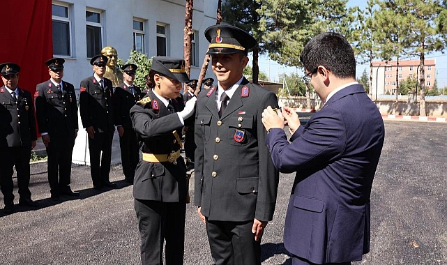 Ayrancı İlçe Jandarma'da Rütbe Heyecanı