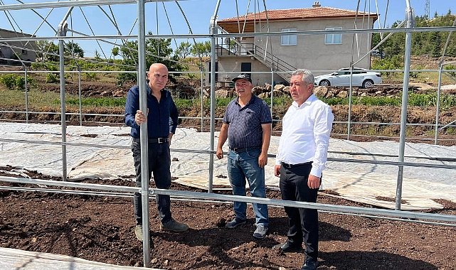 KOP tarafından ilimizde yapılan seralar hızla tamamlanıyor