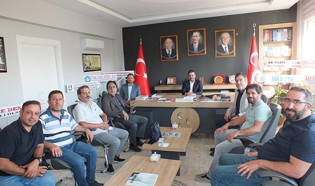 Gazetecilerden MHP İl Başkanı Gözel’e Hayırlı Olsun Ziyareti 