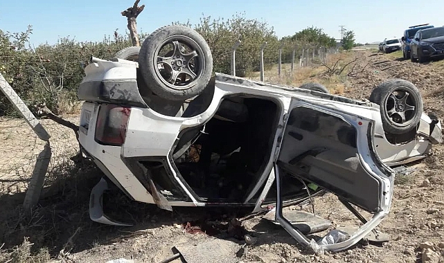 Karaman'da Otomobil Takla Attı: 1 Ölü, 3 Yaralı