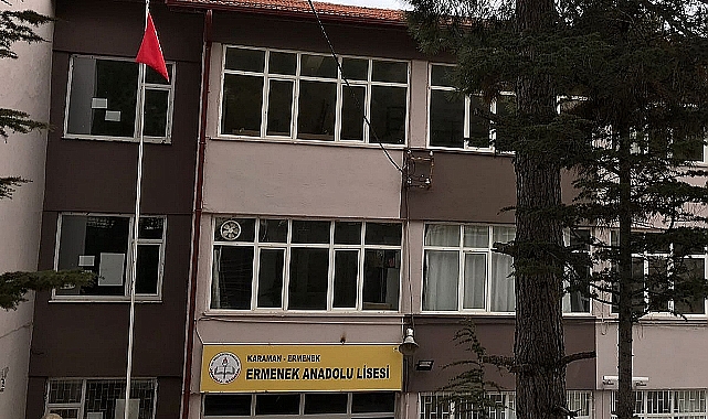 Karaman Milli Eğitim Müdürlüğü'nden Ermenek Anadolu Lisesi açıklaması