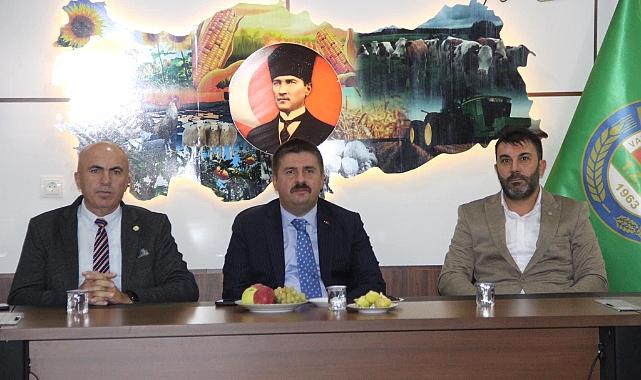 Vali Sarıibrahim Ziraat Odasını Ziyaret Etti
