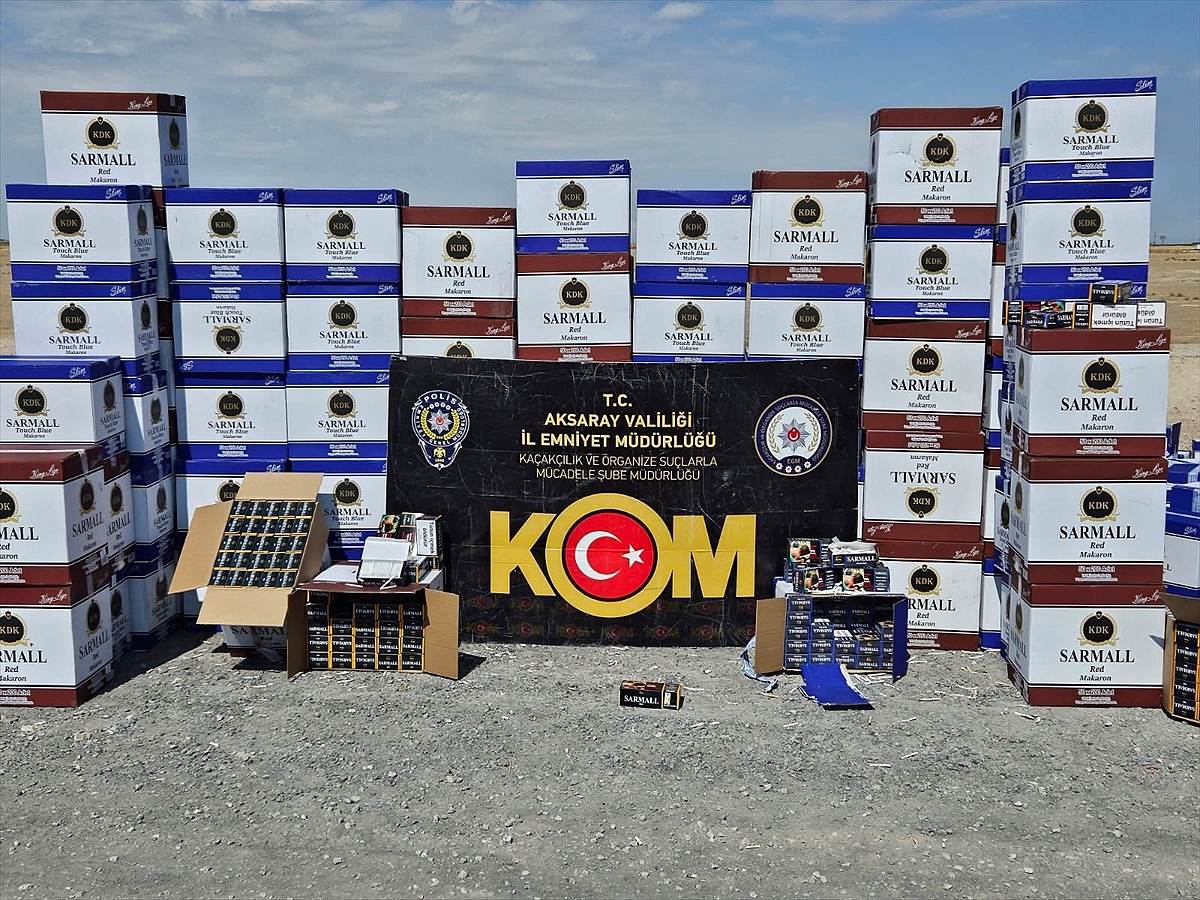 6 milyon makaron ele geçirildi