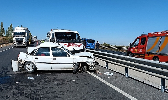 Çekiciyle çarpışan otomobilin sürücüsü öldü