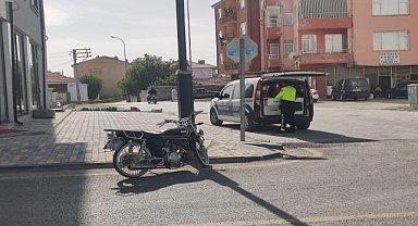 Motosikletin çarptığı çocuk yaralandı