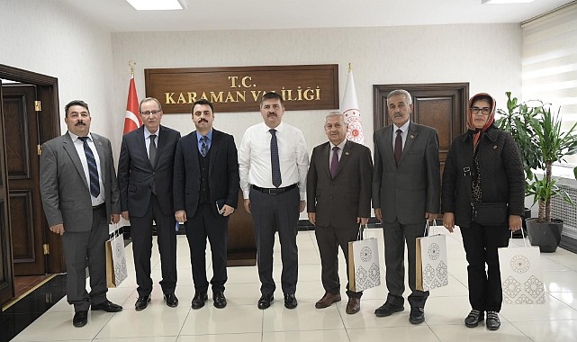 Muhtarlardan Vali Sarıibrahim ve Başkan Kalaycı'ya Ziyaret