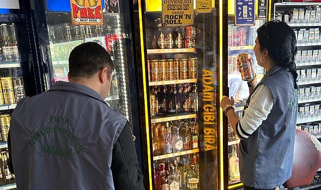 Alkol satışı yapılan işletmeler denetlendi