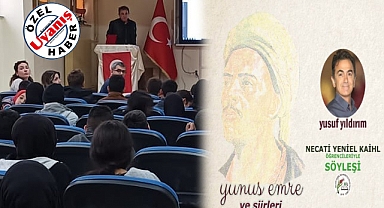 Karamanlı Öğrencilere ‘Yunus’u Anlatıyor