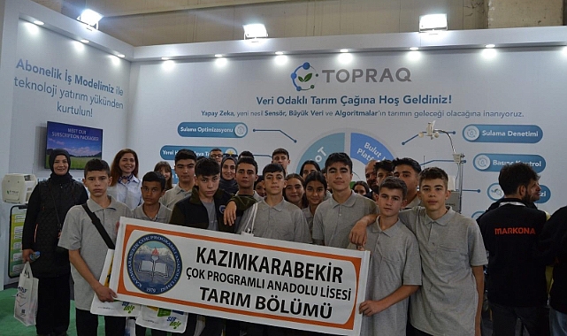 Kazımkarabekir Tarım bölümü öğrencileri fuara katıldı
