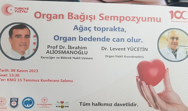 'Organ Bağışı Sempozyumu' Bugün