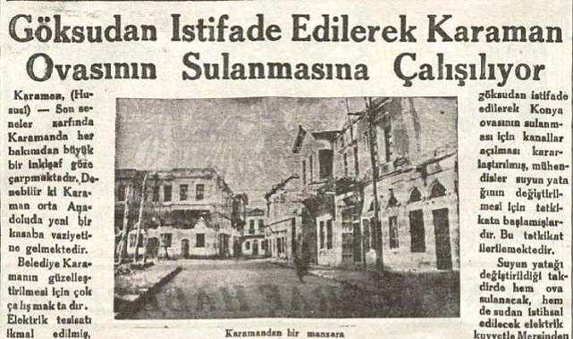 Karaman'ın 98 yıldır gerçekleşmeyen rüyası