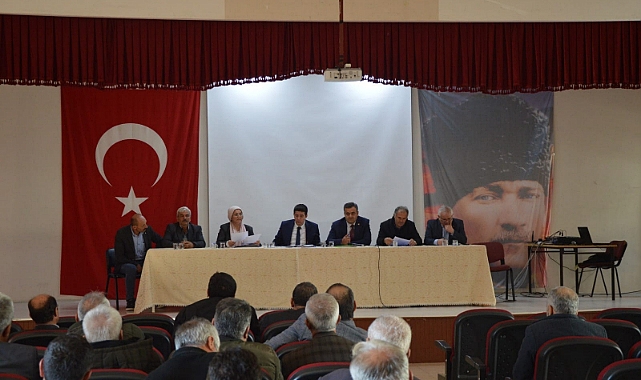 Ermenek'te Yılın Son Toplantısında Muhtarların Talepleri Dinlendi