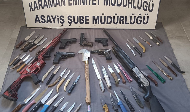Karaman'da Polisin Buldukları Şaşırtmaya Devam Ediyor