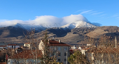 Karaman'ın Yüksek Kesimleri Beyaza Büründü