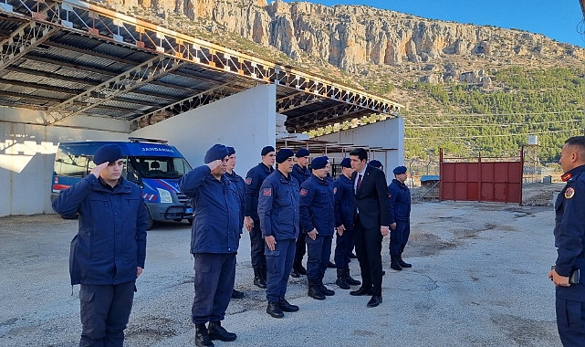 Kaymakam Erdoğan, Yeni Yıl Öncesi Güvenlik Birimlerini Ziyaret Etti