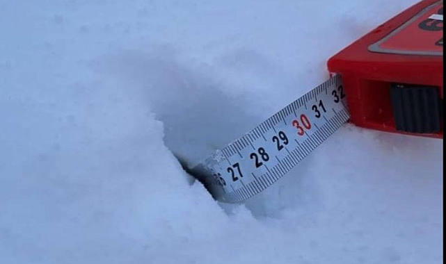 Karadağ’da kar kalınlığı 30 santimi geçti