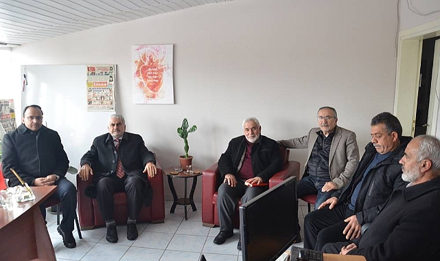 Saadet Partisi Belediye Başkan Adayı Karataş Gazetemize ziyaret