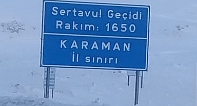 Sertavul Geçidi Tır ve çekicilerin geçişine kapatıldı