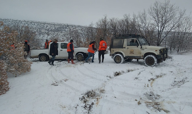 Sürek Avcıları Yeşildere'deydi