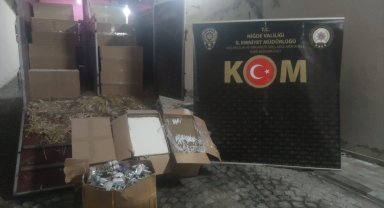 1 milyon 165 bin dolu makaron ele geçirildi
