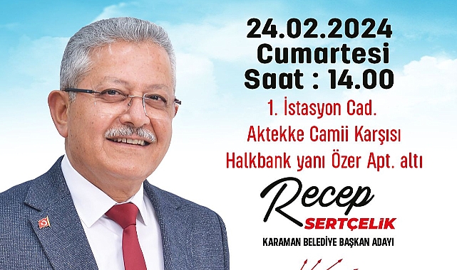 Chp Adayı Sertçelik Seçim Bürosunu Açıyor