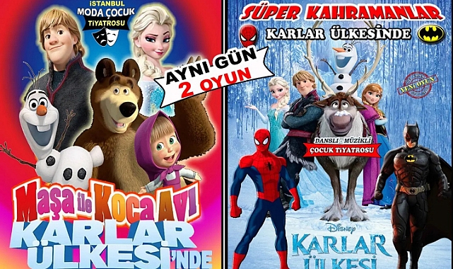Hafta Sonu Çocuklar İçin İki Ayrı Tiyatro Gösterisi
