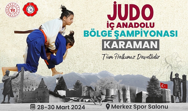 Judo İç Anadolu Bölge Şampiyonası Karaman'da 