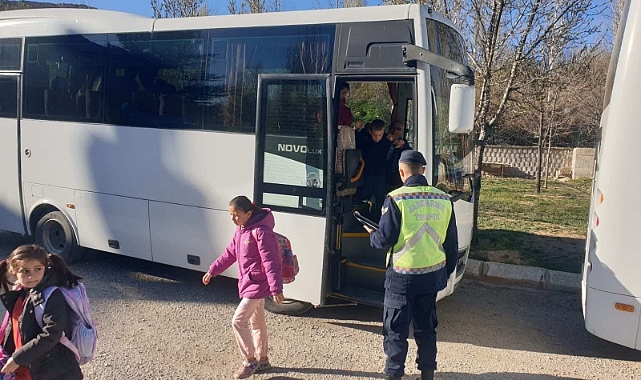 Jandarmadan Okul Servislerine Denetim