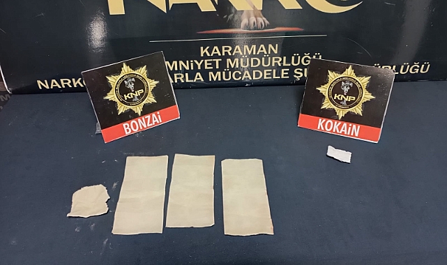 Karaman'da Kokain Ele Geçirildi