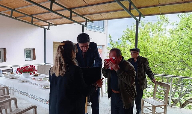 Kaymakam Erdoğan’dan şehit ailesine bayram ziyareti
