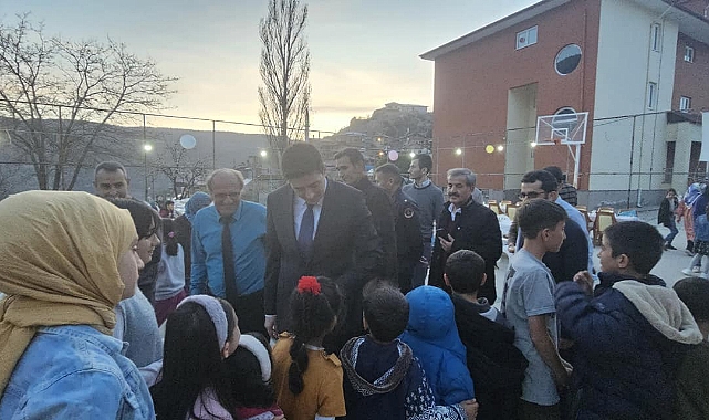 Kaymakam Erdoğan köy iftarına katıldı