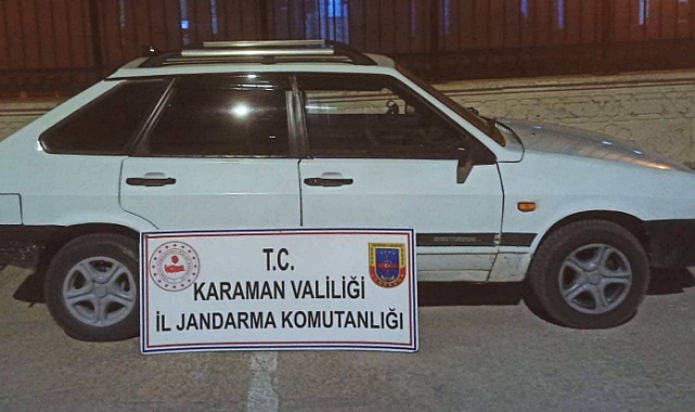 Mersin’den Çaldı Karaman’da Yakalandı